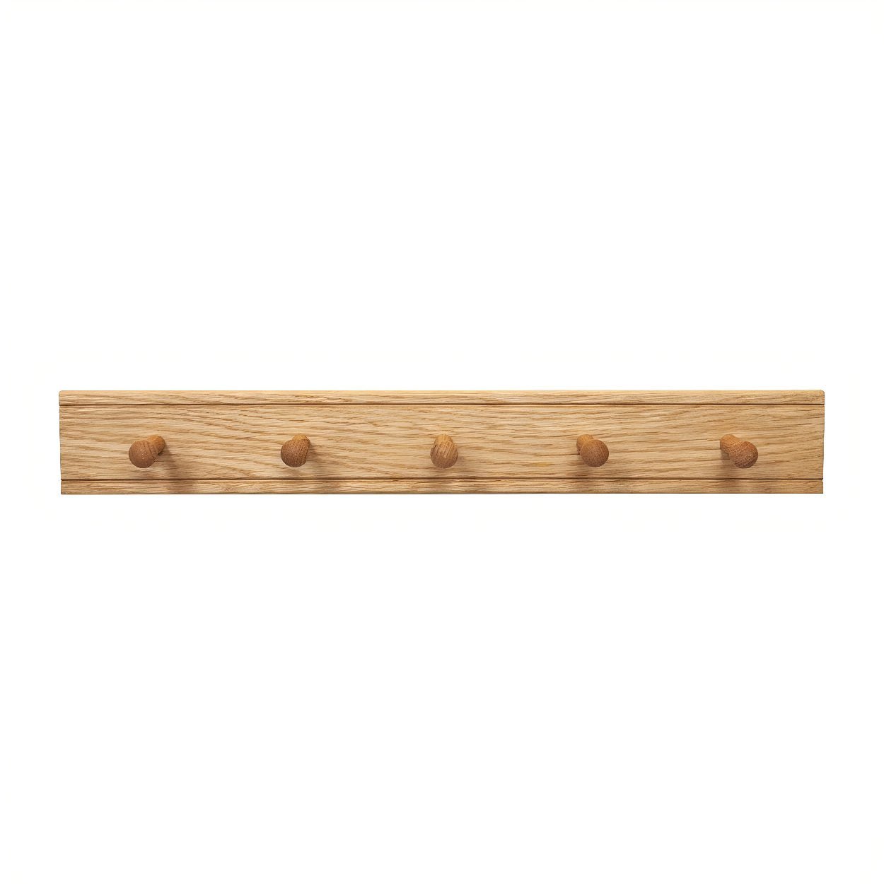 Oak Peg Rail - uBaaHaus