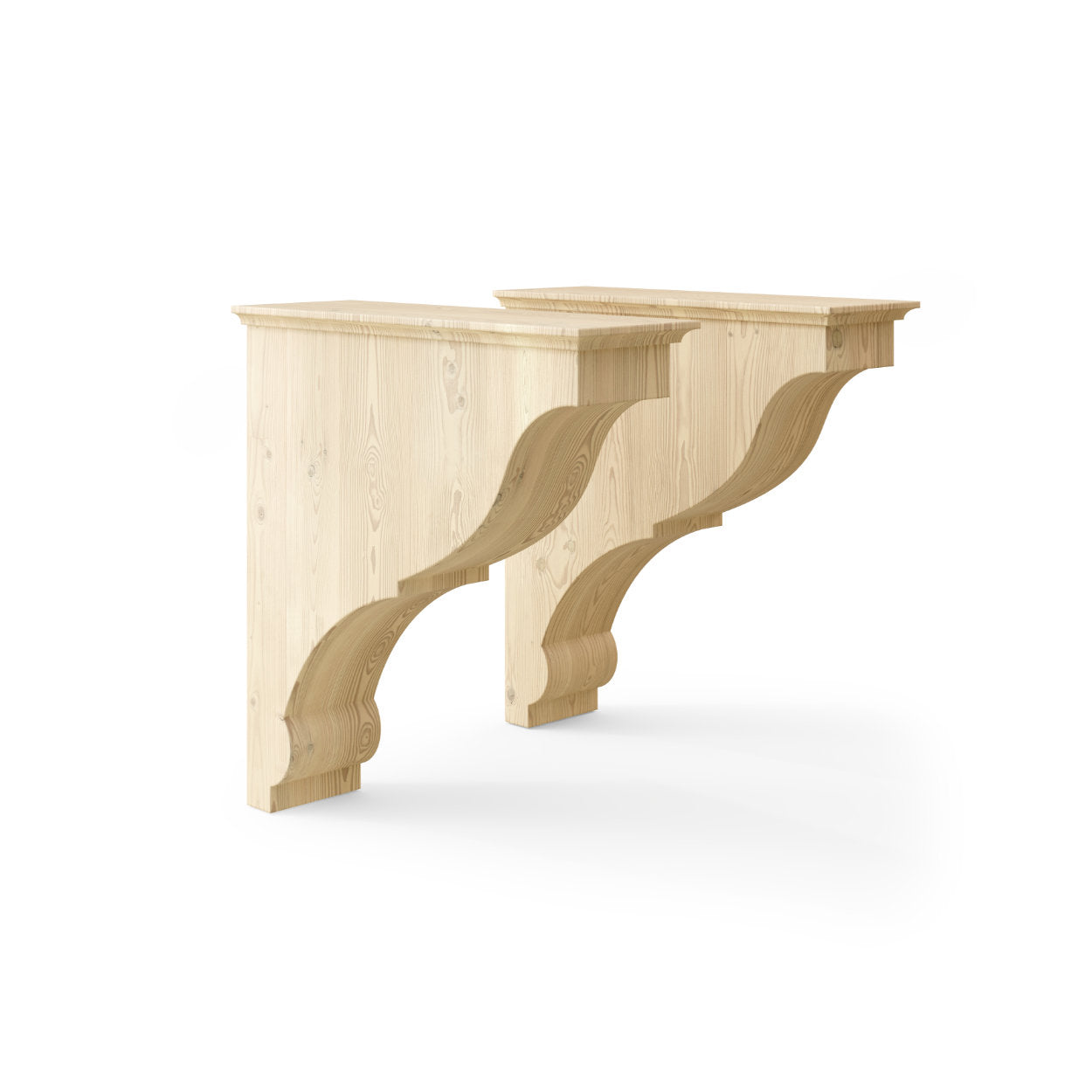 Monolith Corbel Extra Large Wood Bracket (2 Set)