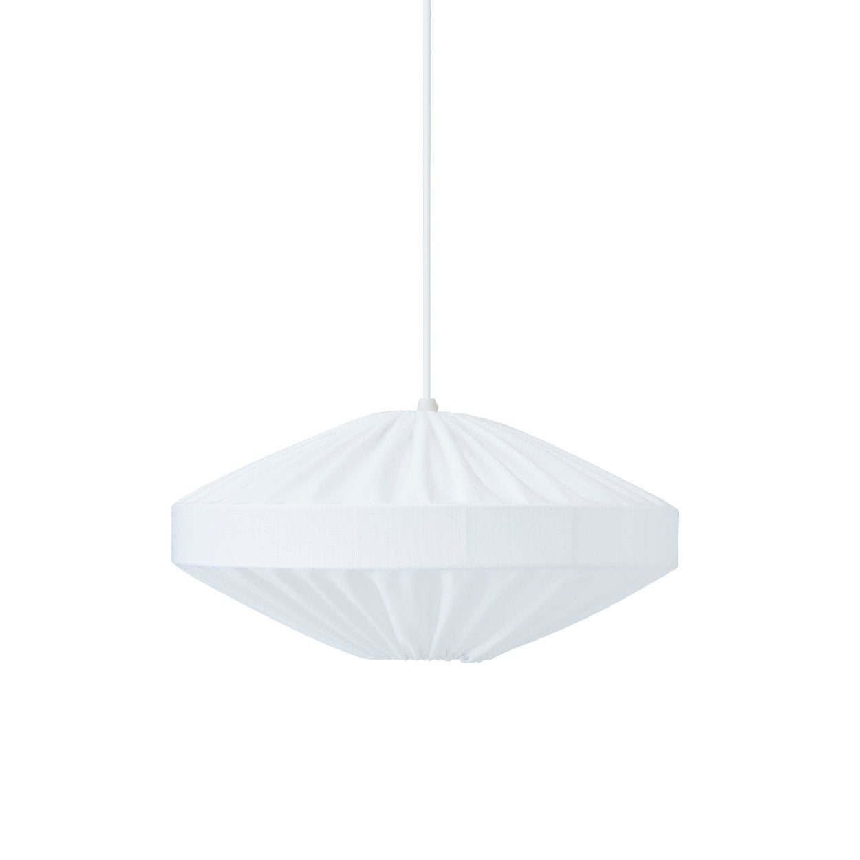 PR Home Edith White Cotton Pendant Light