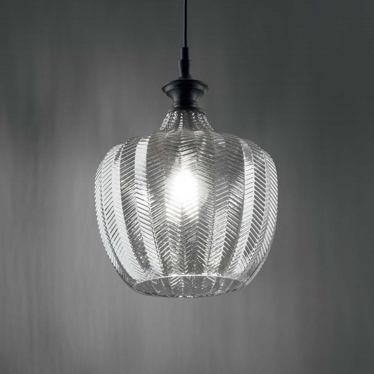 Ideal Lux Lord SP1 Glass Pendant Light - uBaaHaus