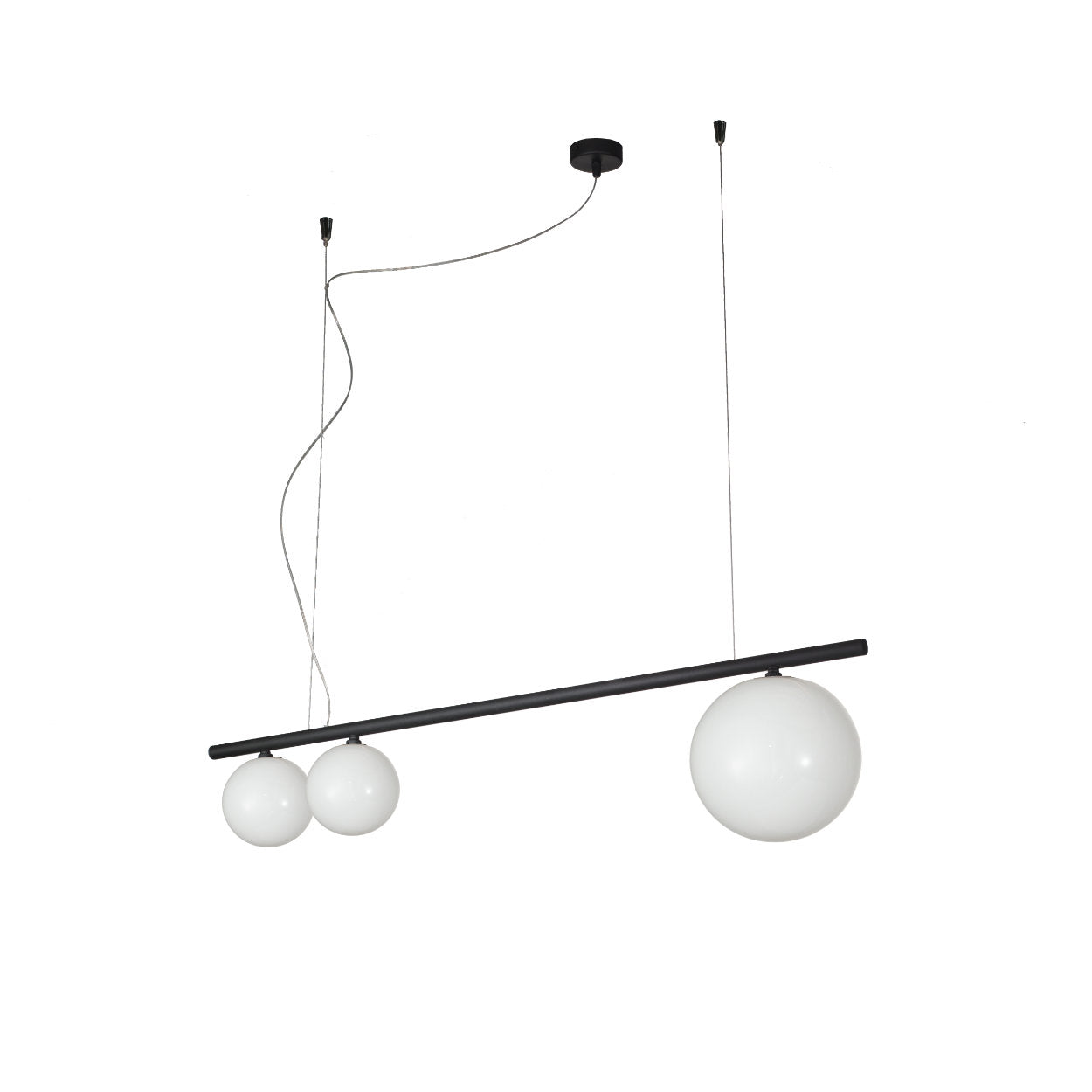 Metal Lux Libra SP 3L Globe Linear Pendant Light