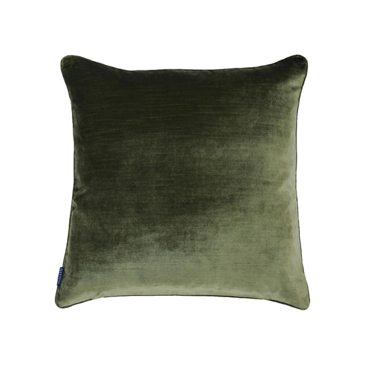 Paoletti - Olive Green Velvet Cushion