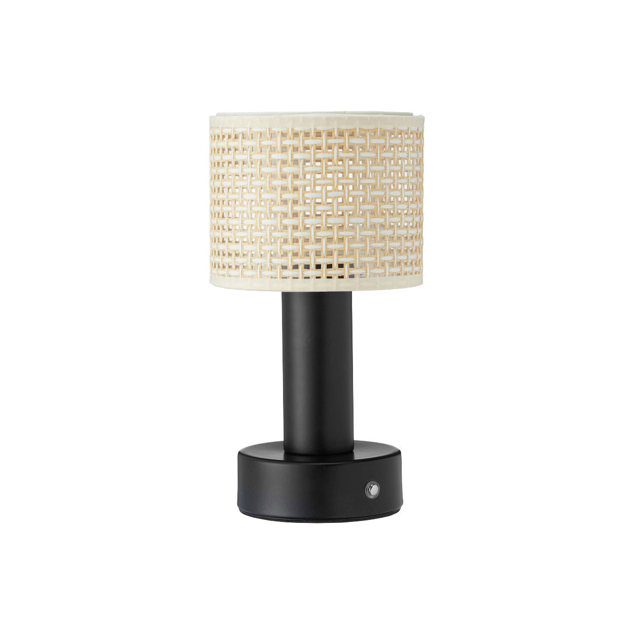 PR Home Tiara Rechargeable Table Lamp With Rattan Shade