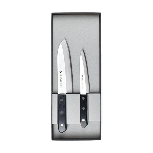 Tojiro VG10 NB Japanese Kitchen Knife Set of 2 - uBaaHaus