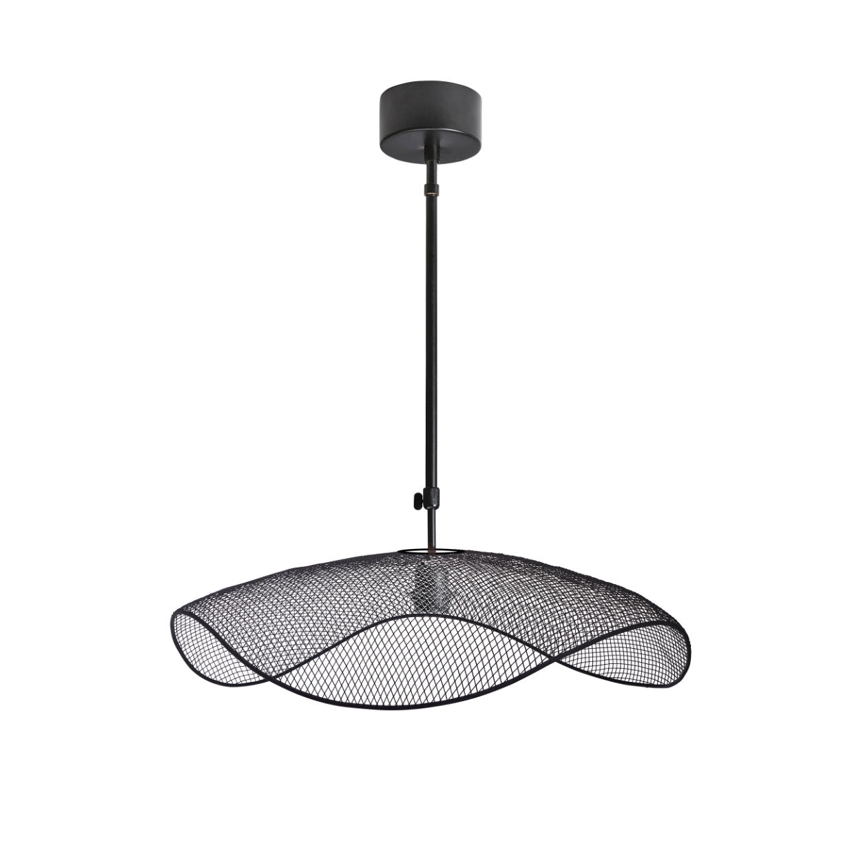 PR Home Vivi Long Black Mesh Ceiling Light