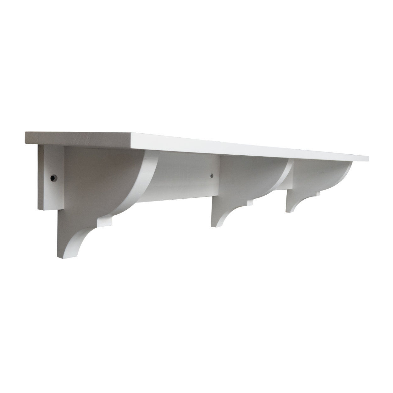 Wide Shaker Shelf With Brackets