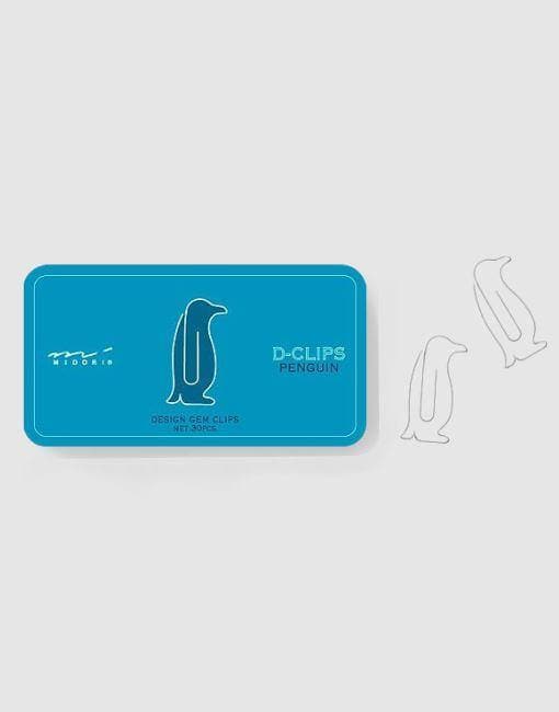 D-Clips | By Midori Stationery Notable Design Penguin 