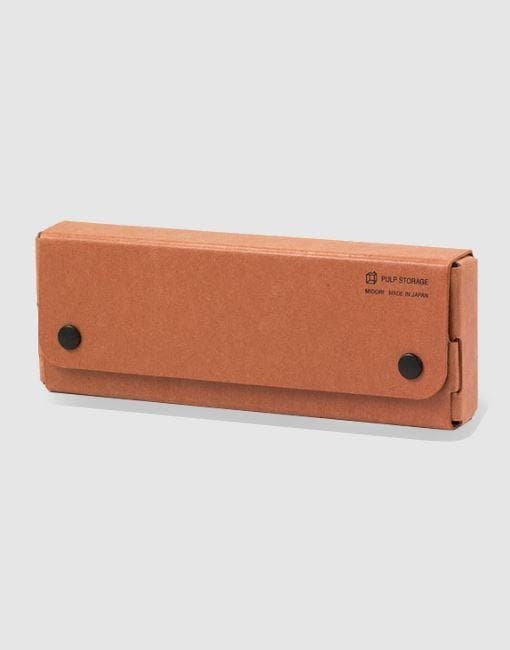 Pasco Pulp Pen Case | By Midori Stationery Notable Design Terracotta 