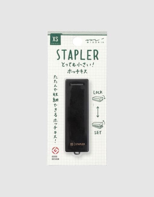 Black XS Stapler | By Midori Stationery Notable Design 
